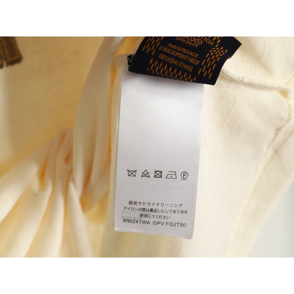 Reps Louis Vuitton Linen Cotton Cloud Short Sleeve T-Shirt,All order with free shipping Reps Louis Vuitton