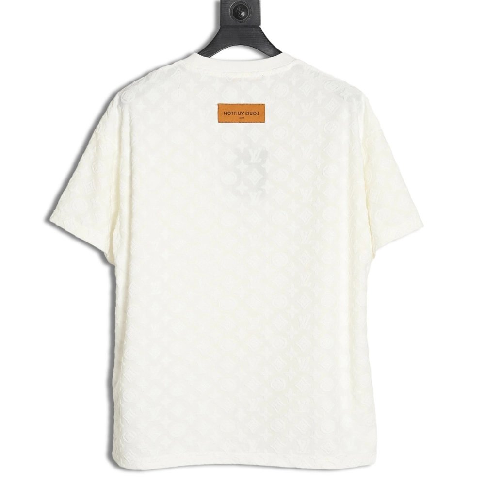 Reps Louis Vuitton 24ss full print monogram embossed T-shirt,All order with free shipping Reps Louis Vuitton