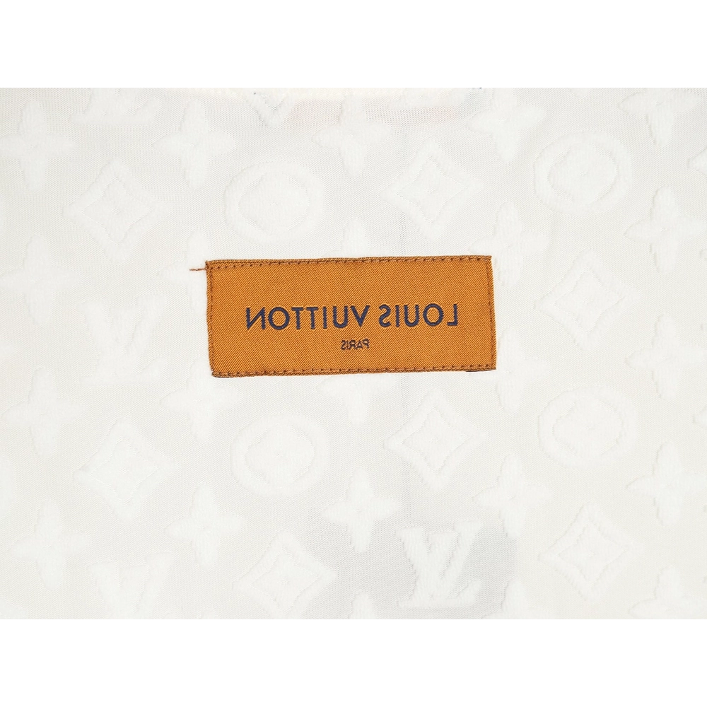 Reps Louis Vuitton 24ss full print monogram embossed T-shirt,All order with free shipping Reps Louis Vuitton