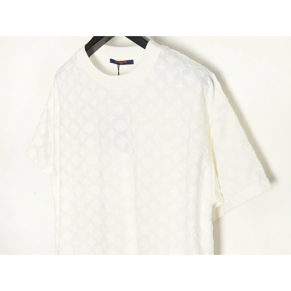 Reps Louis Vuitton 24ss full print monogram embossed T-shirt,All order with free shipping Reps Louis Vuitton