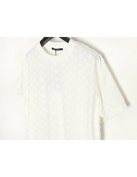 Reps Louis Vuitton 24ss full print monogram embossed T-shirt,All order with free shipping Reps Louis Vuitton