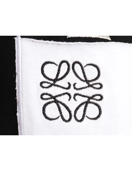 Loewe SunaFujita 24ss Mandrake embroidered pocket short-sleeved T-shirt TSK1,All order with free shipping Loewe