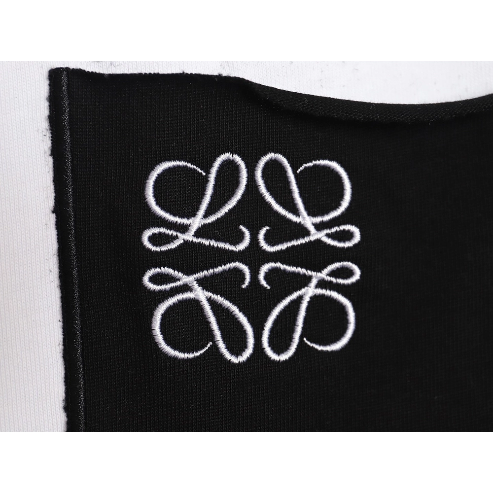 Loewe SunaFujita 24ss Mandrake embroidered pocket short-sleeved T-shirt,All order with free shipping Loewe