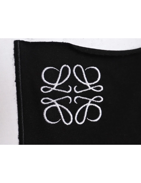 Loewe SunaFujita 24ss Mandrake embroidered pocket short-sleeved T-shirt,All order with free shipping Loewe