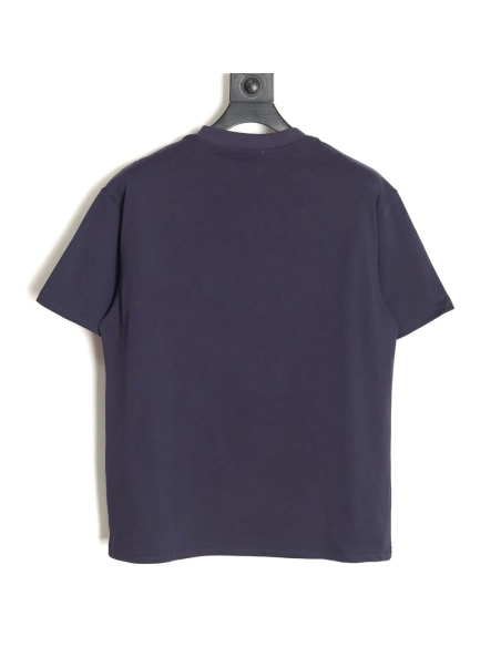 Loewe Contrast Color Embroidered LOGO Couple Short Sleeve T-Shirt TSK1,All order with free shipping Loewe