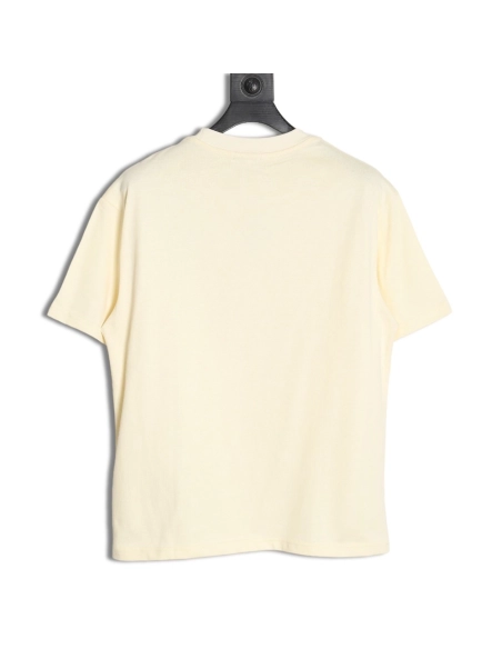 Loewe Contrast Color Embroidered LOGO Couple Short Sleeve T-Shirt,All order with free shipping Loewe