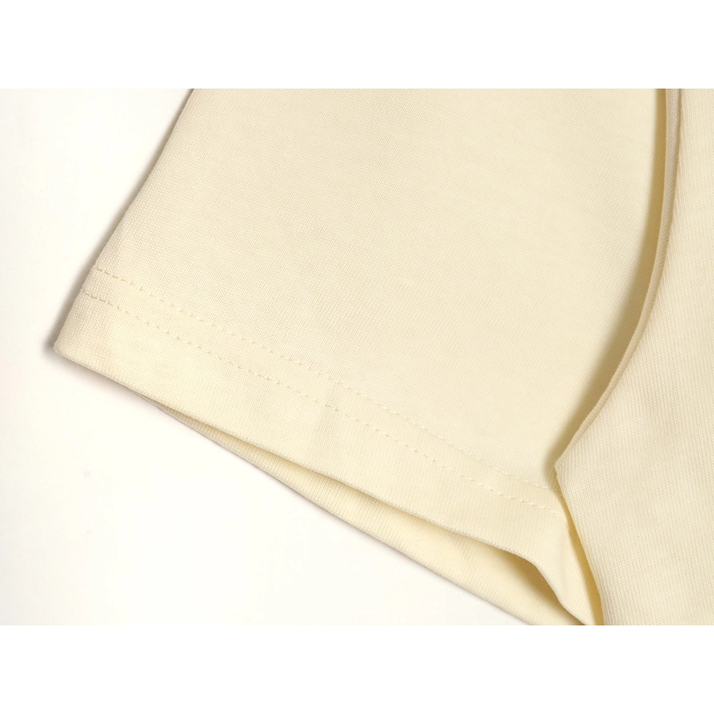 Loewe Contrast Color Embroidered LOGO Couple Short Sleeve T-Shirt,All order with free shipping Loewe