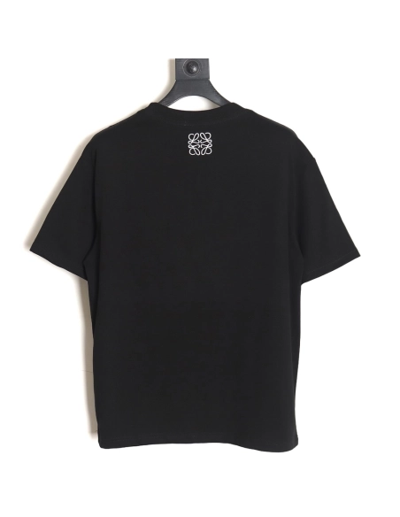 Loewe Penguin Logo Embroidered Short Sleeve T-Shirt TSK1,All order with free shipping Loewe