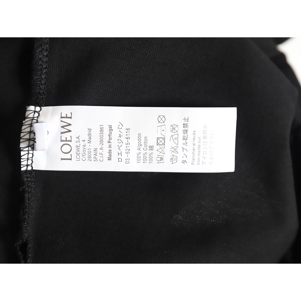 Loewe Penguin Logo Embroidered Short Sleeve T-Shirt TSK1,All order with free shipping Loewe