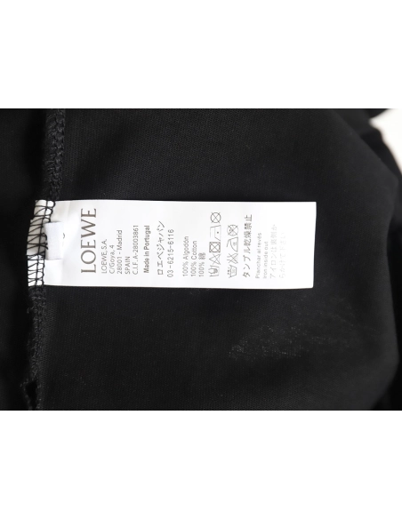 Loewe Penguin Logo Embroidered Short Sleeve T-Shirt TSK1,All order with free shipping Loewe