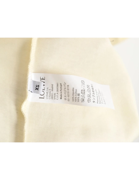 Loewe Penguin Logo Embroidered Short Sleeve T-Shirt,All order with free shipping Loewe