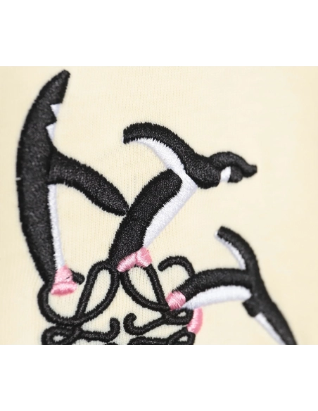 Loewe Penguin Logo Embroidered Short Sleeve T-Shirt,All order with free shipping Loewe