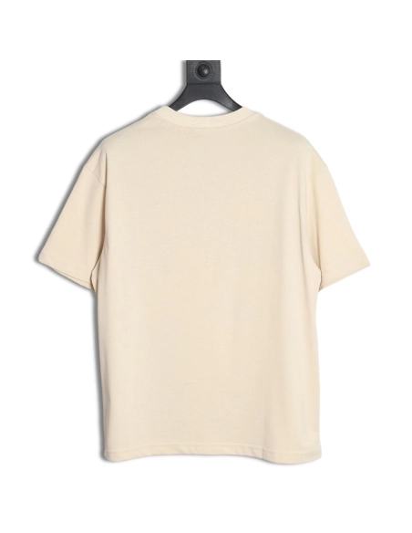 Loewe Silver Embroidered Short Sleeve T-Shirt,All order with free shipping Loewe