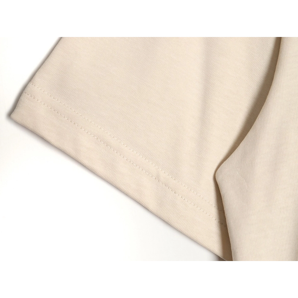 Loewe Silver Embroidered Short Sleeve T-Shirt,All order with free shipping Loewe