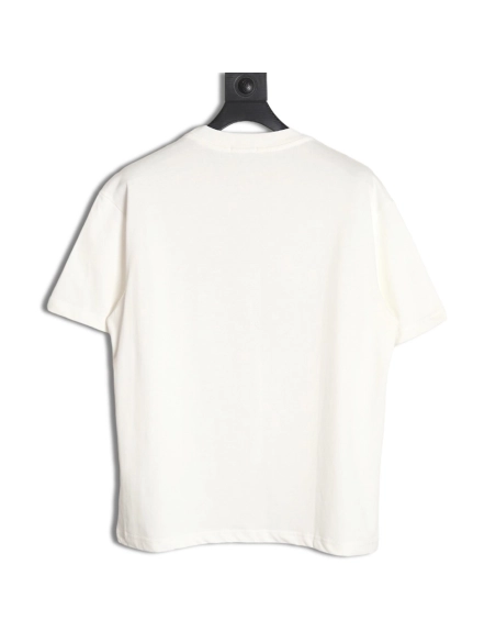 Loewe Anagram Half Hand-Painted Embroidered Short Sleeve T-Shirt,All order with free shipping Loewe