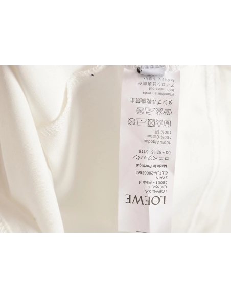 Loewe Anagram Half Hand-Painted Embroidered Short Sleeve T-Shirt,All order with free shipping Loewe