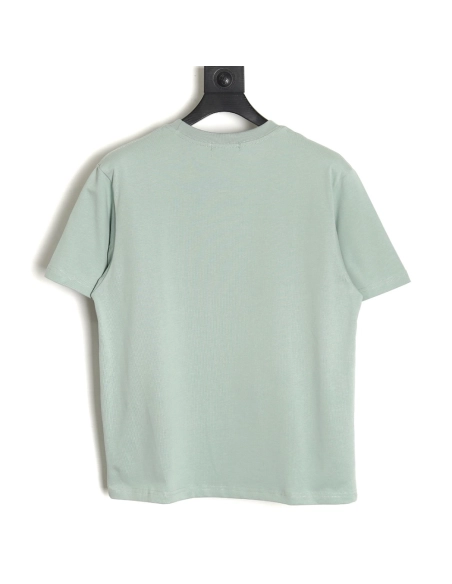 Loewe solid color embroidered large logo T-shirt TSK1,All order with free shipping Loewe