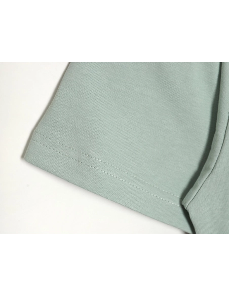 Loewe solid color embroidered large logo T-shirt TSK1,All order with free shipping Loewe