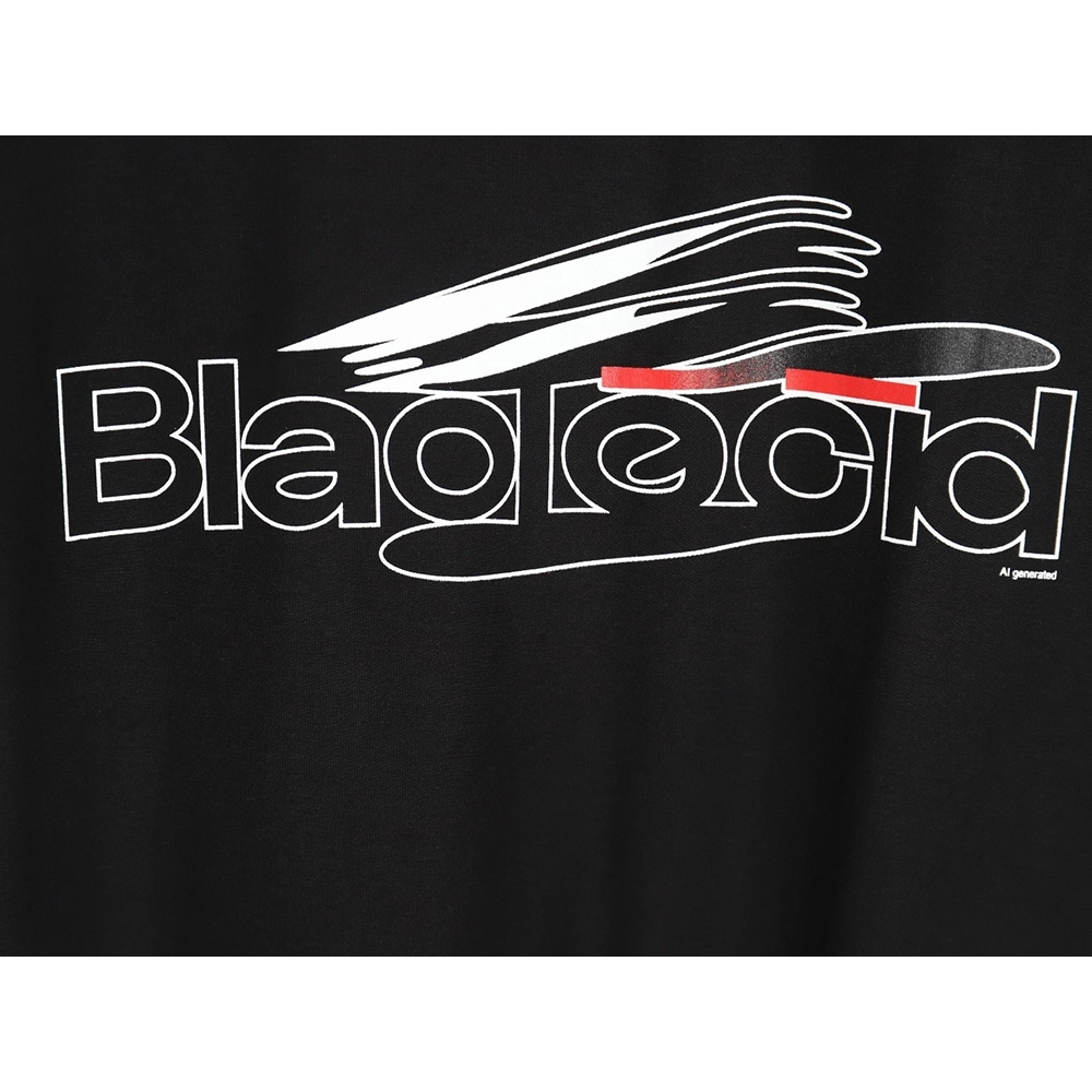 Balenciaga 24SS logo reverse washed distressed short-sleeved T-shirt TSK1,All order with free shipping Balenciaga