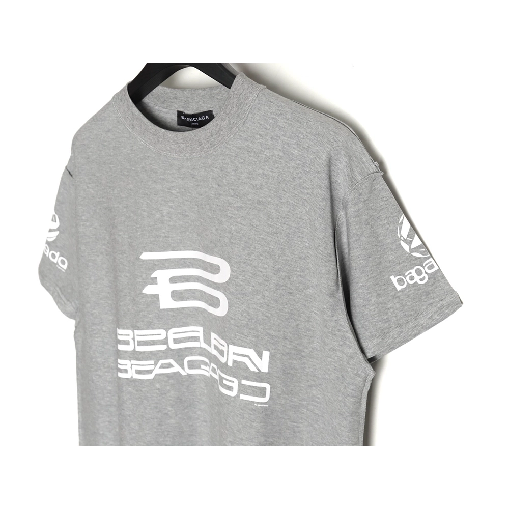 Balenciaga 24SS logo reverse washed distressed short-sleeved T-shirt,All order with free shipping Balenciaga