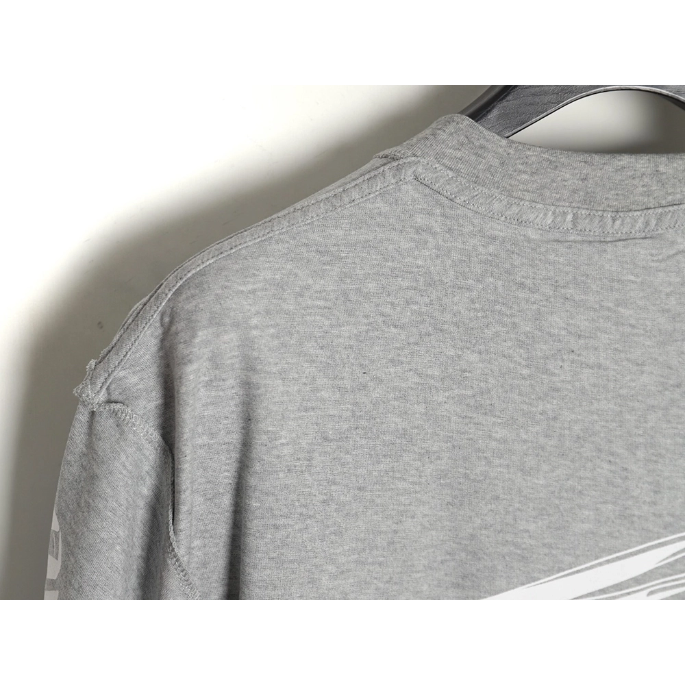 Balenciaga 24SS logo reverse washed distressed short-sleeved T-shirt,All order with free shipping Balenciaga