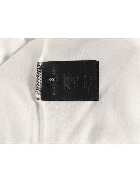 Saint Laurent 24SS classic printed l0go letter short-sleeved T-shirt,All order with free shipping Saint Laurent