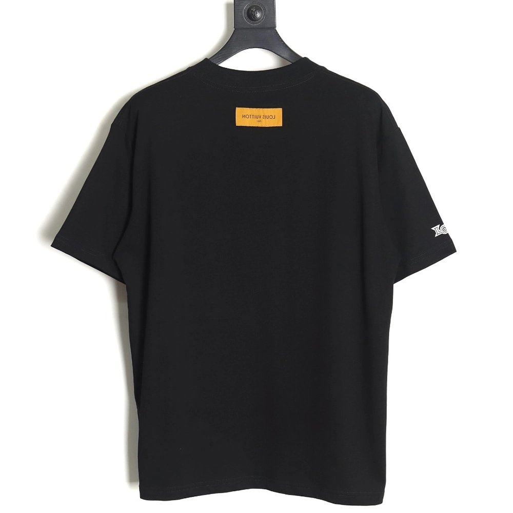 Reps Louis Vuitton 24ss new foam small logo short-sleeved T-shirt,All order with free shipping Reps Louis Vuitton