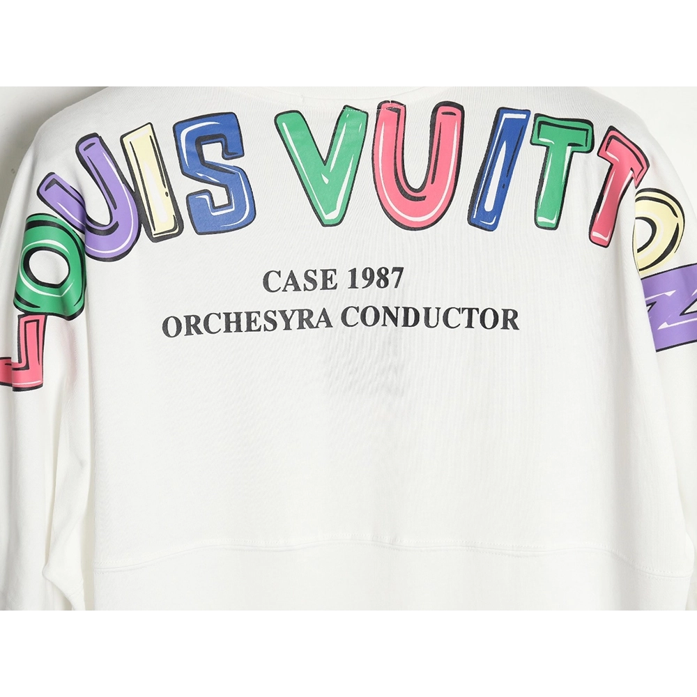 Reps Louis Vuitton 24SS colorful letter logo print short-sleeved T-shirt,All order with free shipping Reps Louis Vuitton