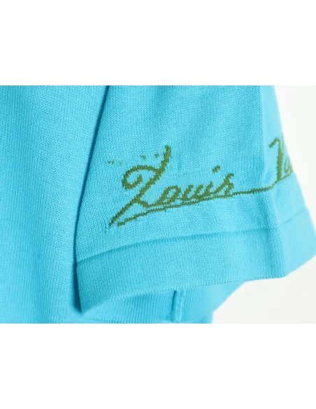 Reps Louis Vuitton 24SS Fox Terrier jacquard knitted short-sleeved T-shirt,All order with free shipping Reps Louis Vuitton