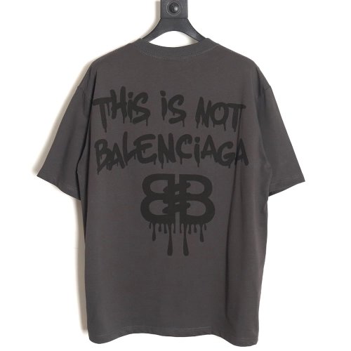 Balenciaga Chest Graffiti LOGO Short Sleeve T-Shirt TSK2,All order with free shipping Balenciaga