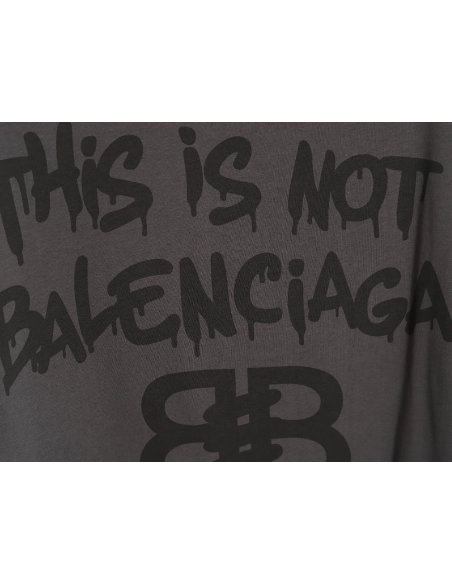 Balenciaga Chest Graffiti LOGO Short Sleeve T-Shirt TSK2,All order with free shipping Balenciaga