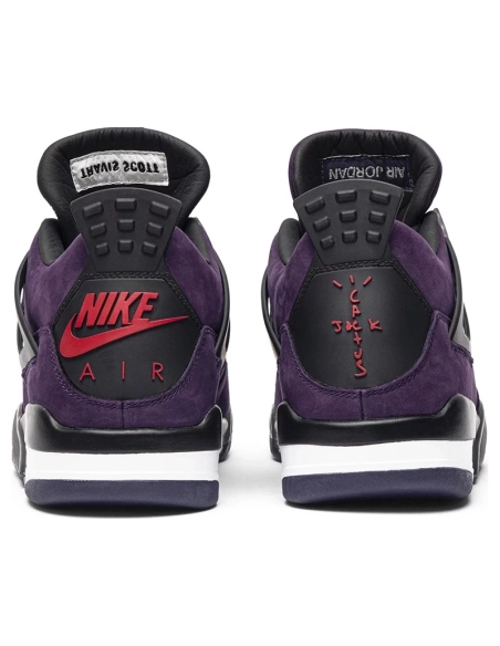 Jordan 4 Retro Travis Scott Purple (Friends and Family) 766296 LN4,AIR JORDAN 4,Air Jordan