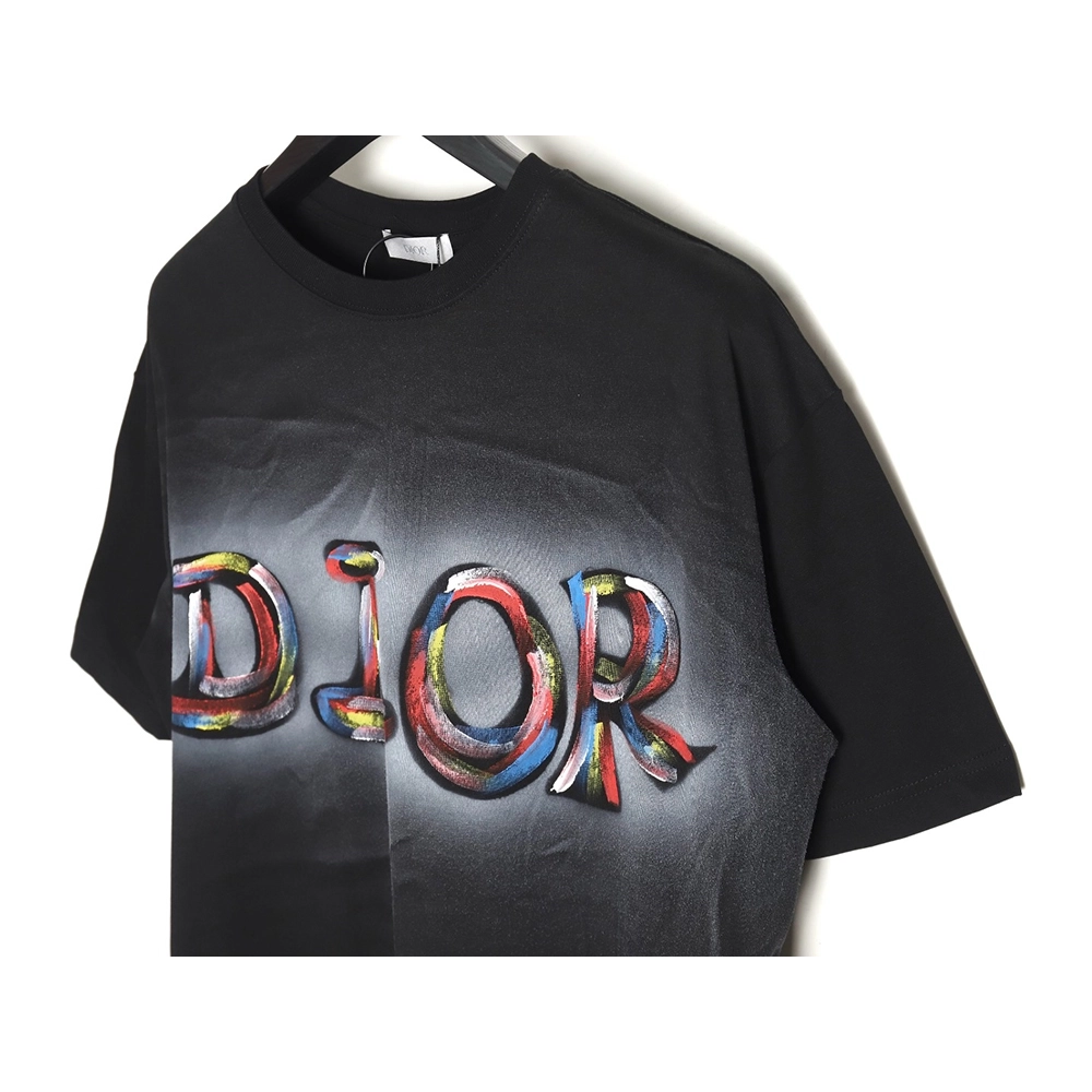 Dior new hand-painted letter short-sleeved T-shirt TSK2,All order with free shipping Dior
