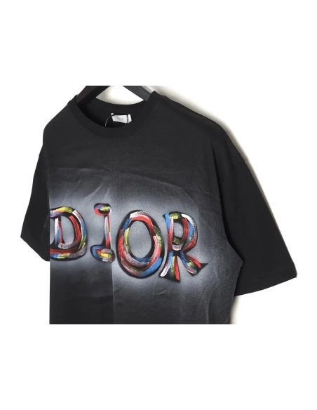 Dior new hand-painted letter short-sleeved T-shirt TSK2,All order with free shipping Dior
