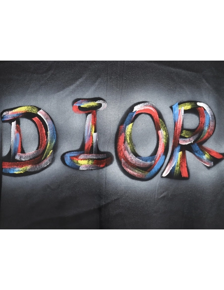 Dior new hand-painted letter short-sleeved T-shirt TSK2,All order with free shipping Dior