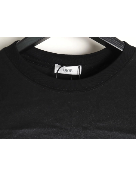 Dior new hand-painted letter short-sleeved T-shirt TSK2,All order with free shipping Dior