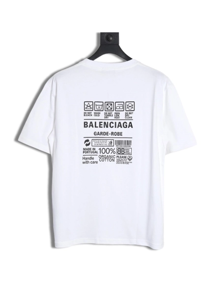 Balenciaga 23ss environmental logo short-sleeved T-shirt,All order with free shipping Balenciaga