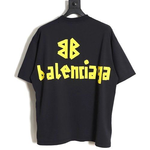 Balenciaga 23SS masking tape short-sleeved T-shirt,All order with free shipping Balenciaga
