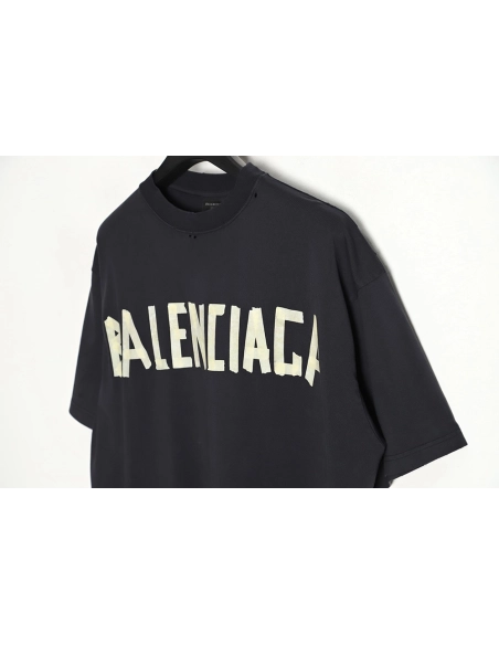 Balenciaga 23SS masking tape short-sleeved T-shirt,All order with free shipping Balenciaga
