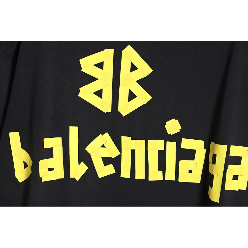 Balenciaga 23SS masking tape short-sleeved T-shirt,All order with free shipping Balenciaga