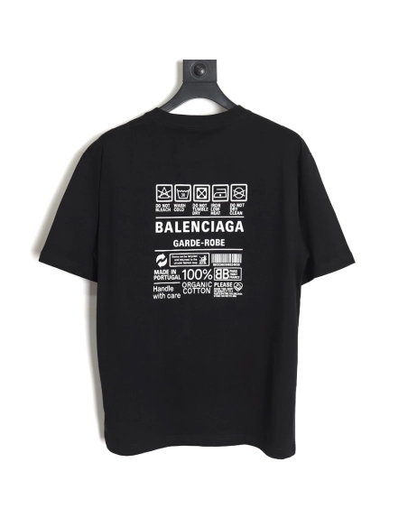 Balenciaga 23ss environmental logo short-sleeved T-shirt,All order with free shipping Balenciaga