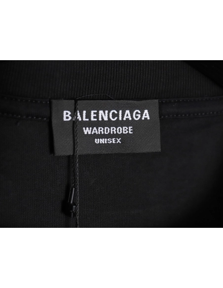 Balenciaga 23ss environmental logo short-sleeved T-shirt,All order with free shipping Balenciaga