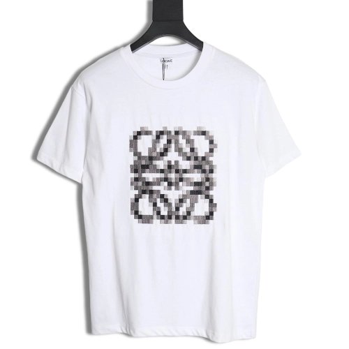Loewe 24SS mosaic short-sleeved T-shirt,All order with free shipping Loewe
