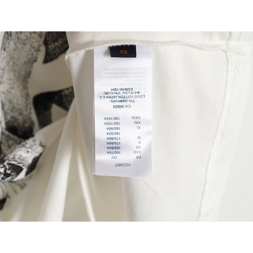 Reps Louis Vuitton 24SS streamer bird print short-sleeved T-shirt,All order with free shipping Reps Louis Vuitton