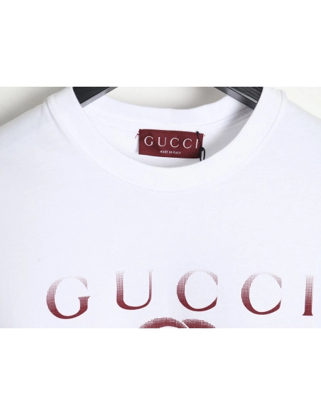 Reps Gucci 24SS Anniversary Limited Edition Striped Short Sleeve T-Shirt,All order with free shipping Reps Gucci