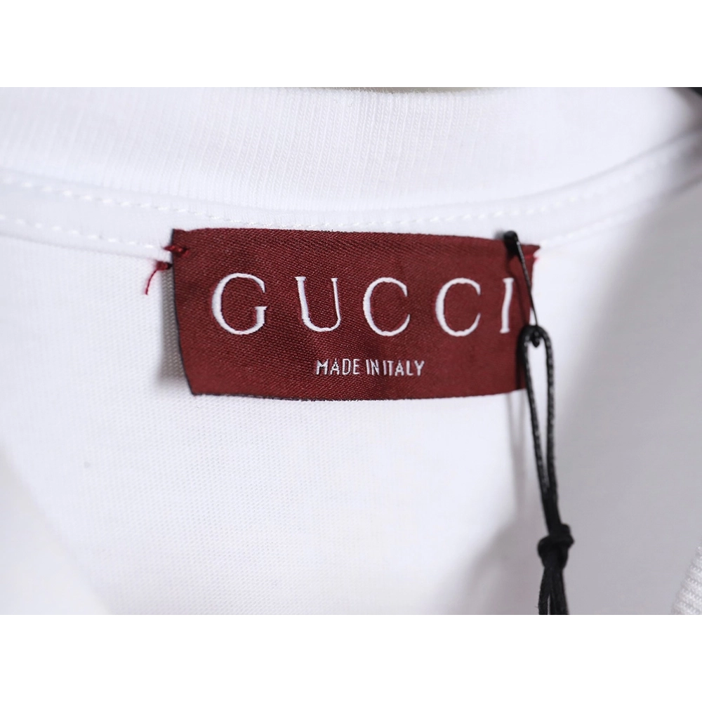 Reps Gucci 24SS Anniversary Limited Edition Striped Short Sleeve T-Shirt,All order with free shipping Reps Gucci
