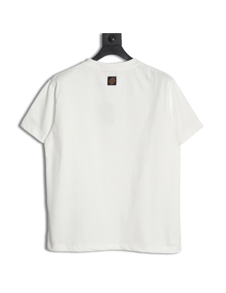 Reps Louis Vuitton Beaded Sequined Embroidered Short Sleeve T-Shirt,All order with free shipping Reps Louis Vuitton