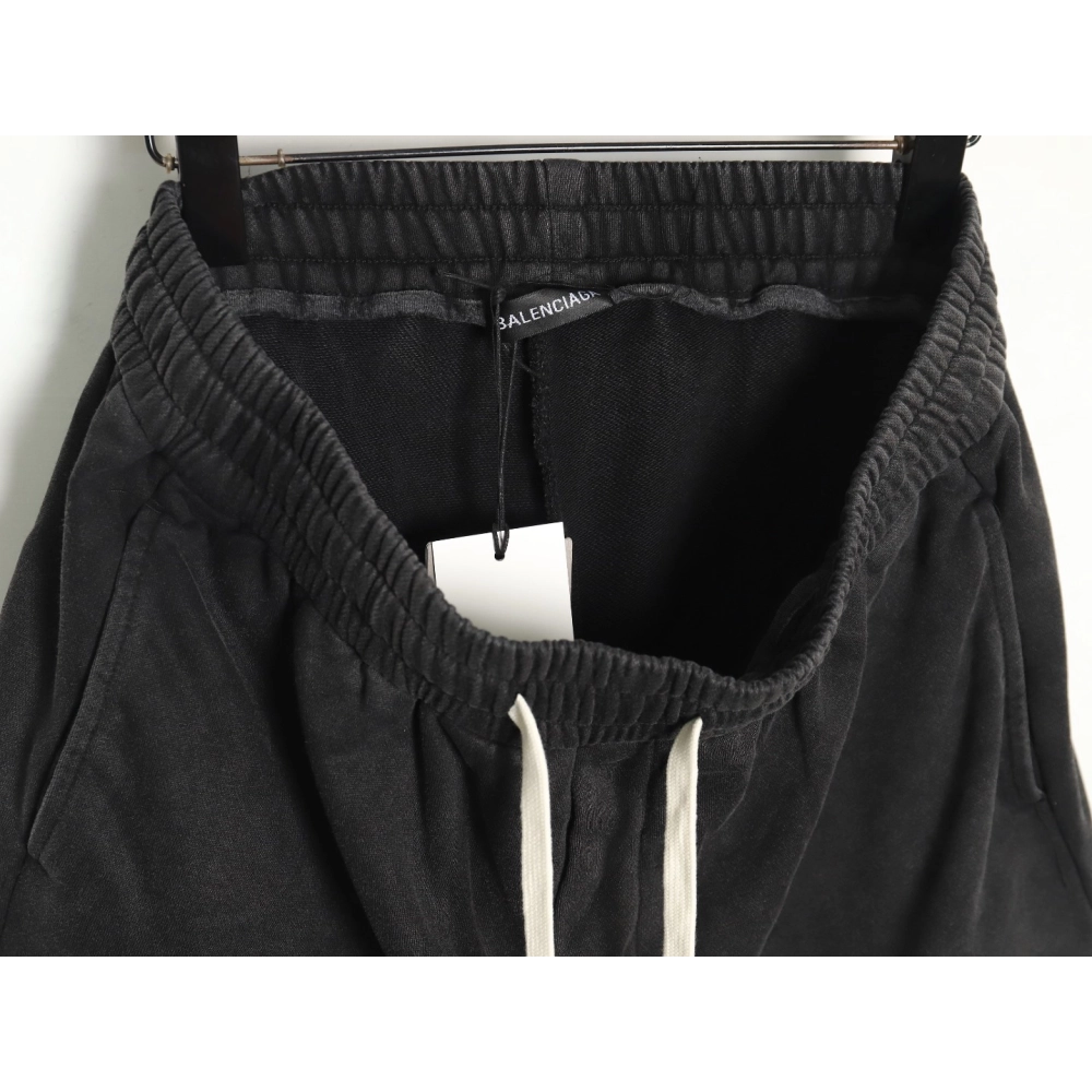 Balenciaga letter foam print washed distressed short-sleeved T-shirt,All order with free shipping Balenciaga