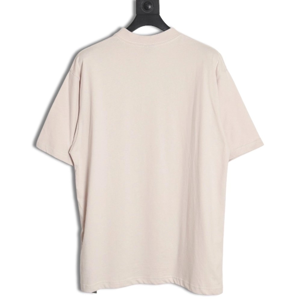 Balenciaga totem hand-painted graffiti short-sleeved T-shirt,All order with free shipping Balenciaga