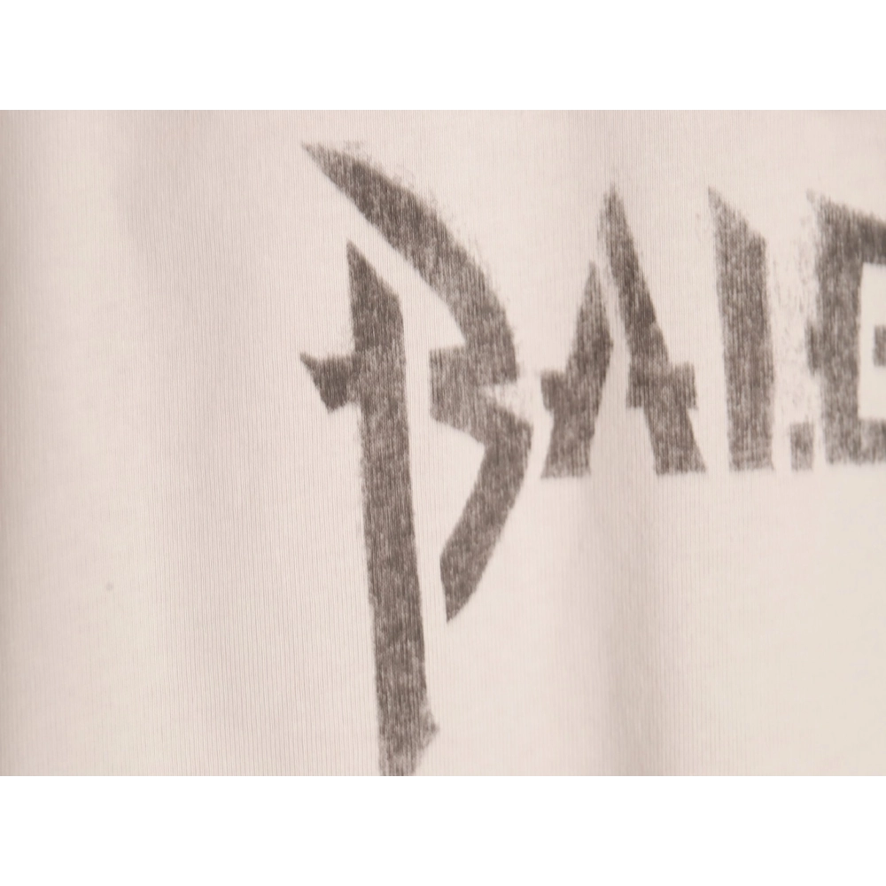 Balenciaga totem hand-painted graffiti short-sleeved T-shirt,All order with free shipping Balenciaga